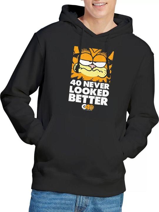 Immagine prodotto Garfield 40 Looks Felpa con Cappuccio Uomo (XL)