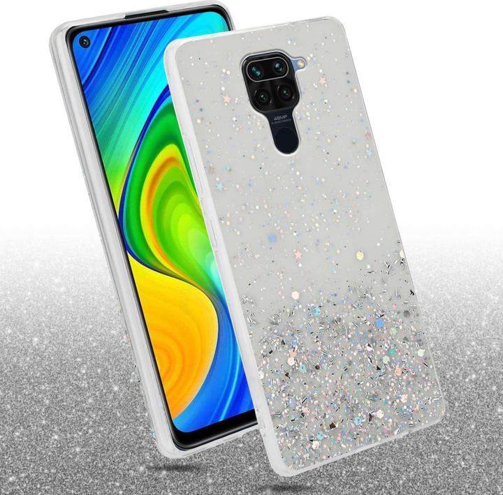 Immagine prodotto Cadorabo Custodia per Xiaomi RedMi NOTE 9 TPU funkelnder Glitter (Xiaomi Redmi Note 9)