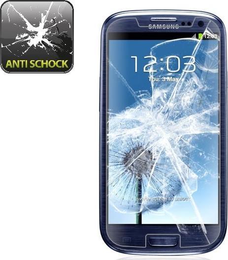 Actual product image Protectorking 2x Panzerfolie Anti-Shock HD Klar (2 Piece, Samsung Galaxy S3 Mini)
