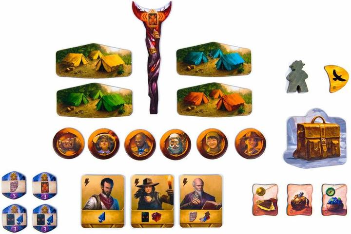 Actual product image Czech games edition CZ116 - Expedition Leaders - Board Game, for 1-4 Players, from 12 years (DE Expansion) (German)