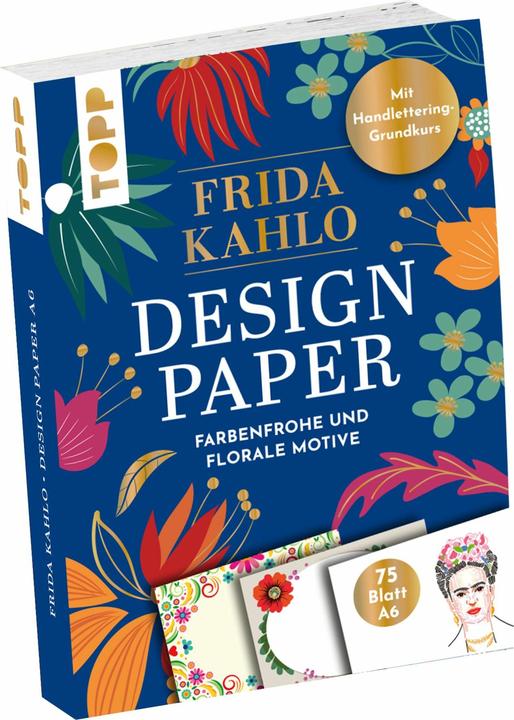 Produktbild Blum:Design Paper Frida Kahlo A6. Mit H (220 g/m², 75 x, A6)