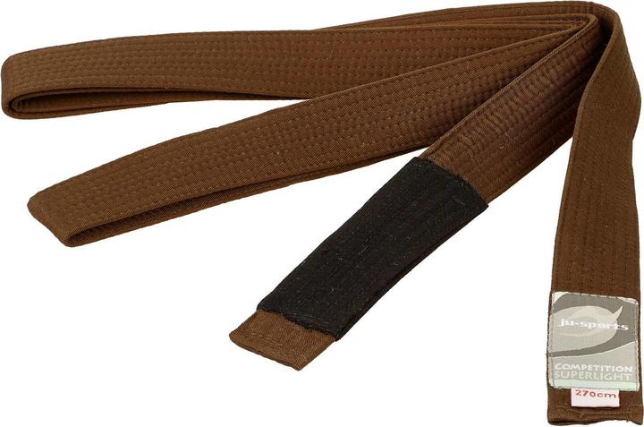 Ju-Sports BJJ Gürtel braun Competition superlight unisize 270 cm