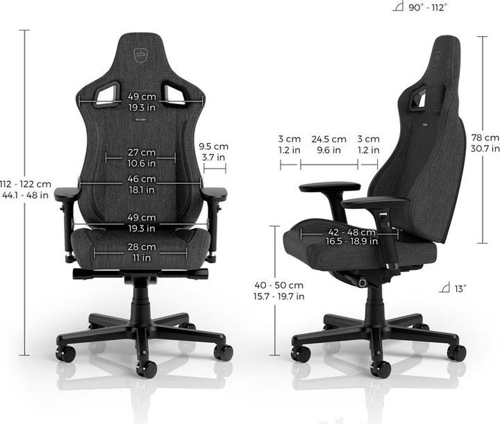 Actual product image noblechairs EPIC Compact TX