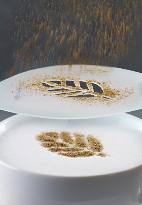 Produktbild Cilio Schablone Cappuccino Art