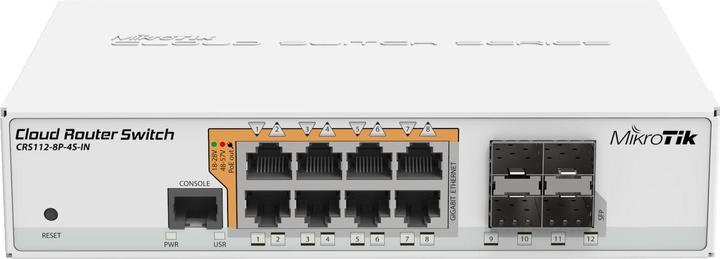 MikroTik Crs112-8p-4s-In (12 Ports)