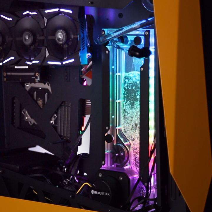 Produktbild Raijintek ACHERON 360 RBW Distro Plate - Acryl, D-RGB