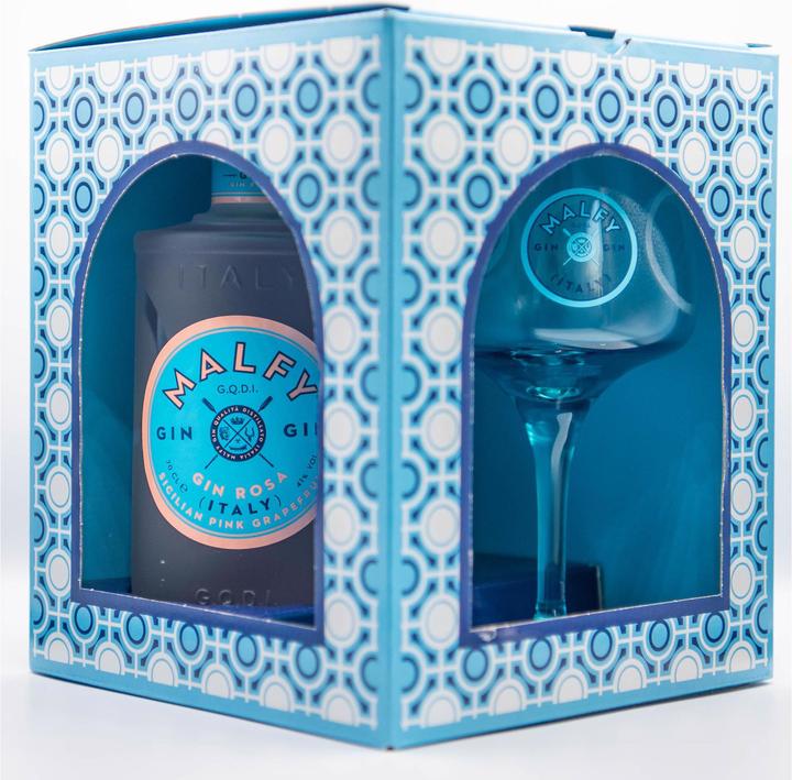 Produktbild Malfy Gin Rosa mit Glas 0.7 l