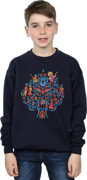 Actual product image Disney Boys Coco Tree Pattern Sweatshirt (128)