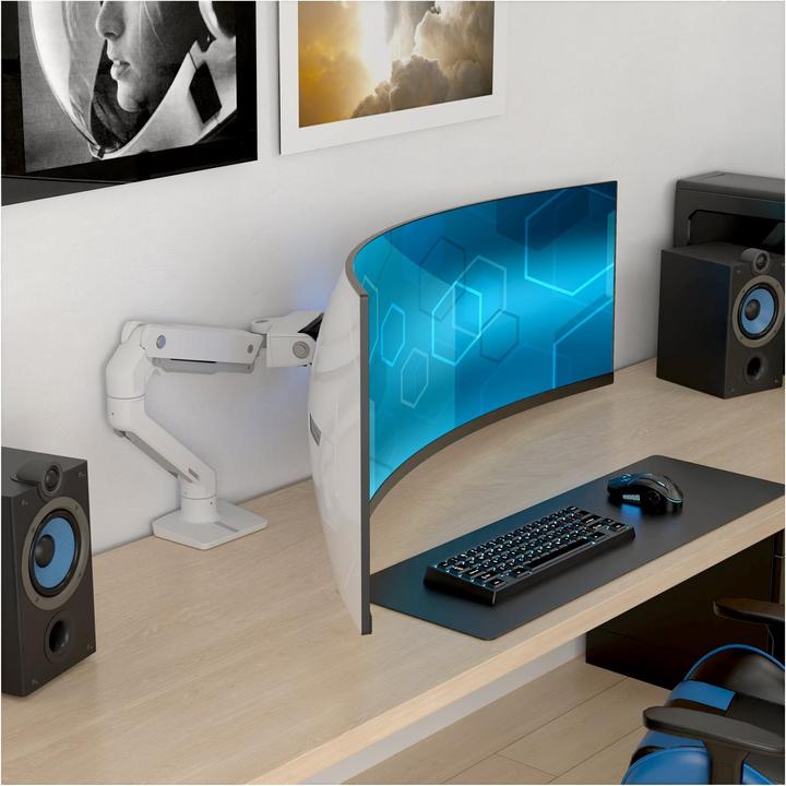 Produktbild Ergotron HX Arm With Very Heavy Duty Pivot Desk Mount White (Esstisch, 57")