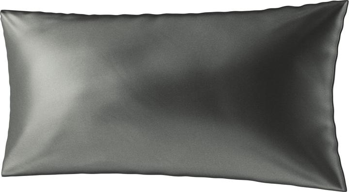 Produktbild Ailoria BEAUTY SLEEP Silk Zipper Pillowcase (40x80) (anthracite) (Kopfkissenbezug, 80 x 40 cm)