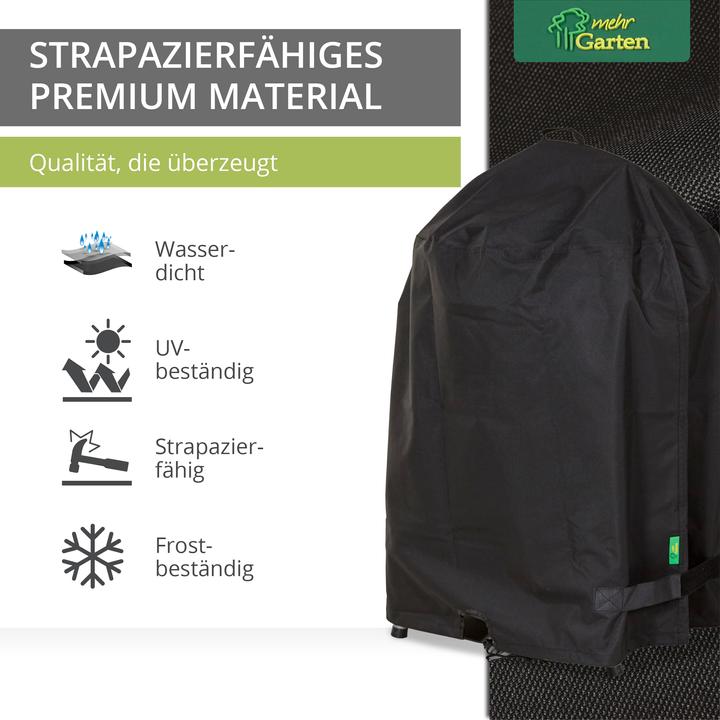 Actual product image Mehr Garten Protective cover for ceramic grill Premium 2.0 Black