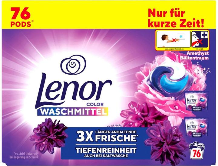 Image du produit Lenor Améthyste Rêve floral (76 Cycles de lavage, Pods)
