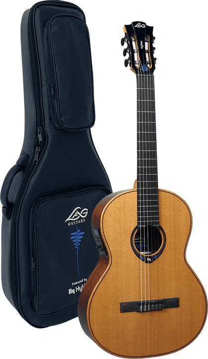 Actual product image Lâg Guitars HyVibe CHV15E (Acoustic guitar, Khaya, Cedar wood)
