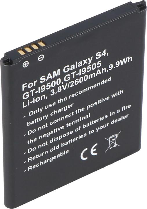Image du produit AccuCell Batterie Samsung Galaxy S4, S4 Active, S4 LTE+, GT-I9295, GT-I9500, GT-I9505, GT-I9506, GT-i9515