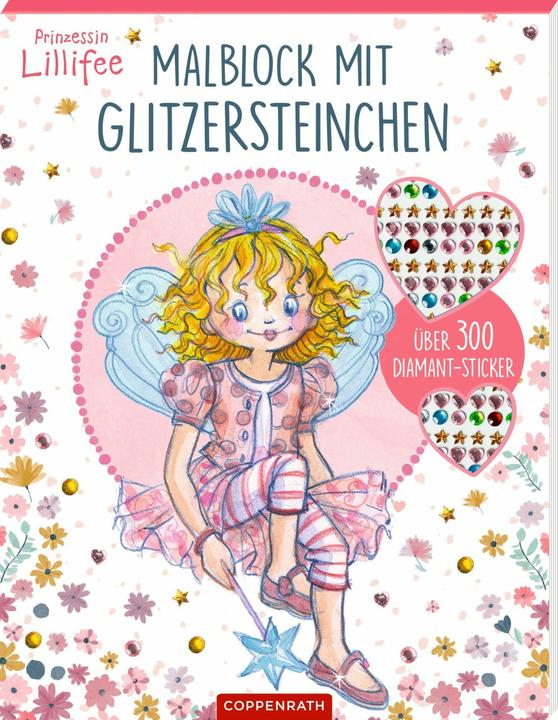 Actual product image Colouring pad with glitter stones (Princess Lillifee)