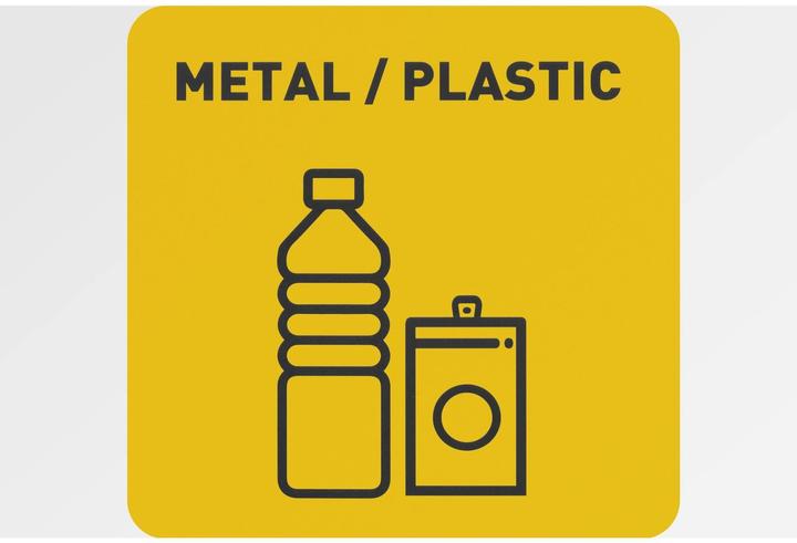 Produktbild Ulsonix Mülleimer Abfalleimer Küche Mülltrenner Deckel Bio Label 60 Liter Recycling (60 l)