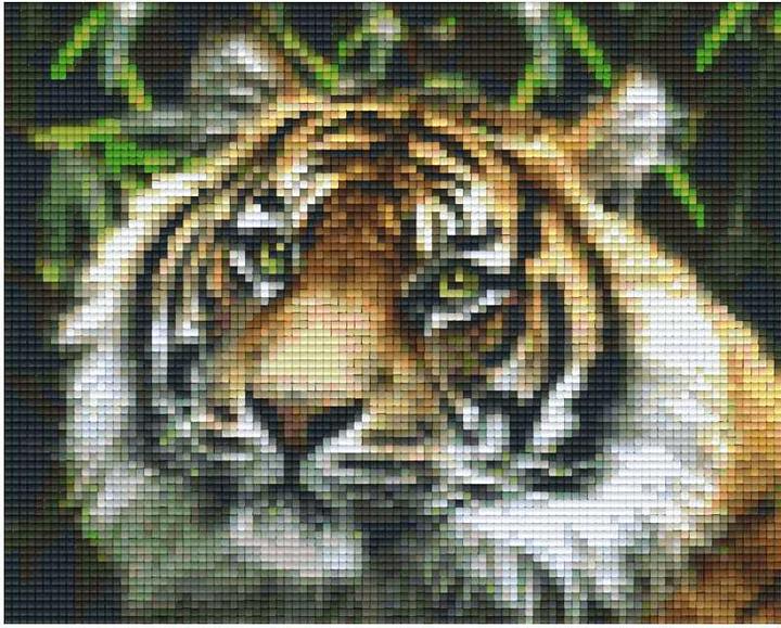 pixeln.ch Pixel Geschenkset 4 Basisplatten - Tiger
