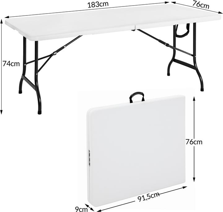 Produktbild Casaria Gartentisch
