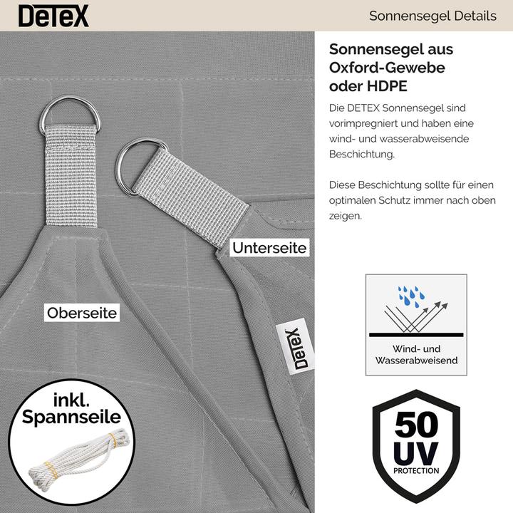Actual product image Detex Sunshade (400 x 400 x 400 cm)