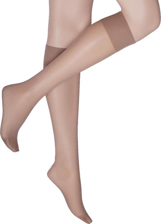 Actual product image Levee Basic Line (pack of 10) fine knee socks, colour 238 skin, size 35-38 (10 DEN, 35 - 38)