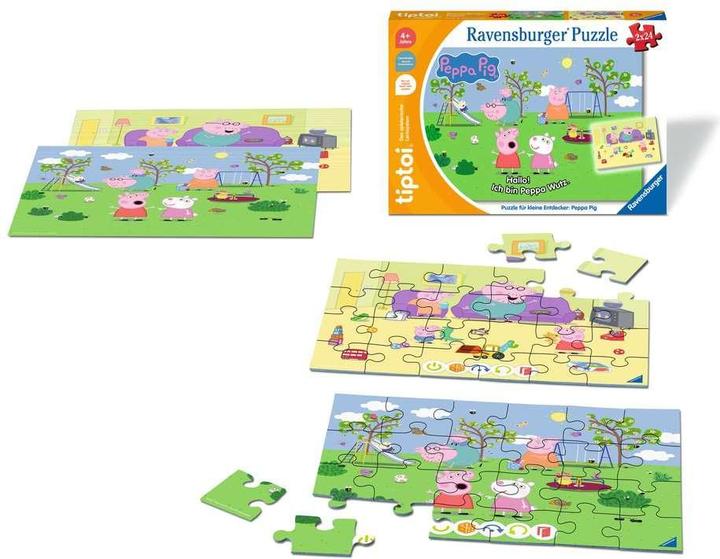 Immagine prodotto tiptoi Puzzle per piccoli esploratori: Peppa Pig (48 pezzi)