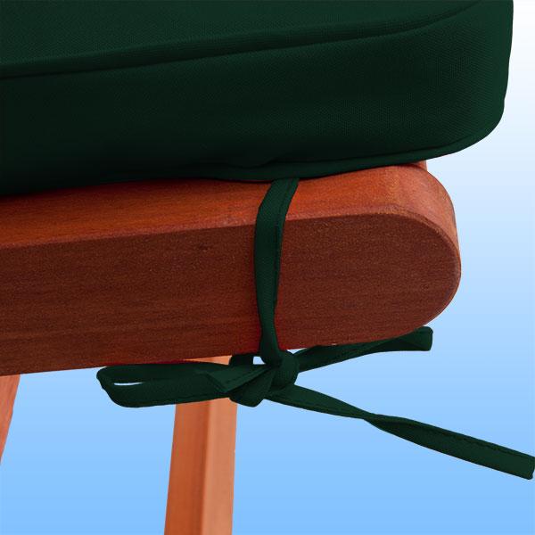 Image du produit Detex Lot de 6 coussins de chaise (120 x 45 x 5 cm)