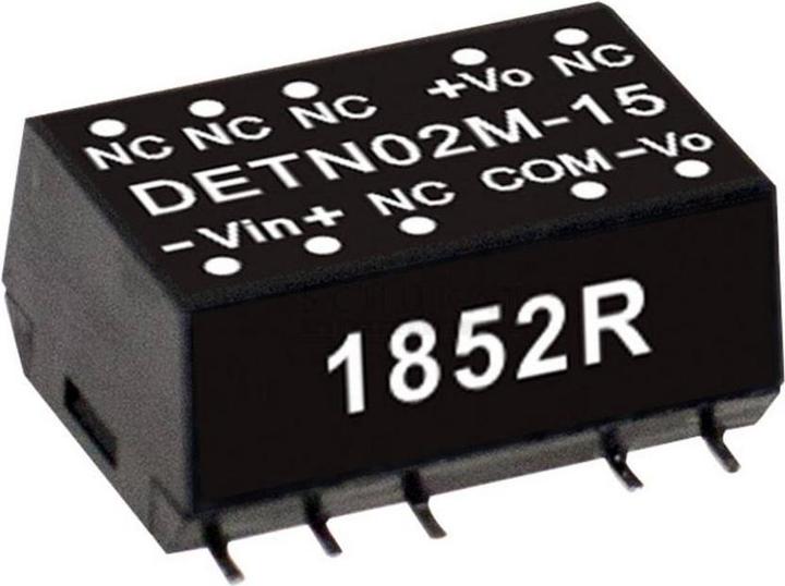 Produktbild MeanWell SMDDC/DCWandlerModule Serie DETN02 SMD Case Dual Output 1