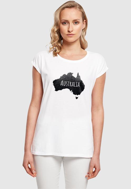 Actual product image Merchcode Ladies Australia Extended Shoulder Tee - 113109 (L)
