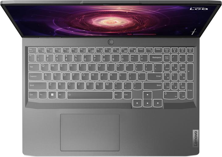 Actual product image Lenovo LOQ 16APH8 AMD Ryzen 7 7840HS 16inch 16GB 512GB SSD RTX4050 6GB W11H Storm Grey Qwerty (16", 16 GB, 512 GB, Eng. Int.)