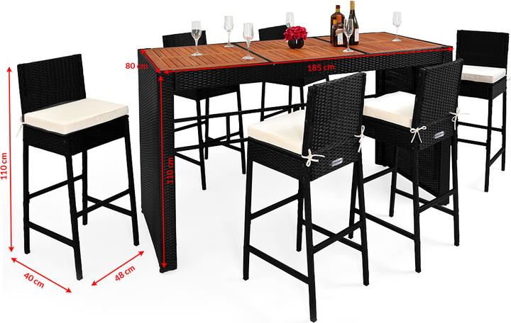 Produktbild Casaria Bar Set (80 cm)