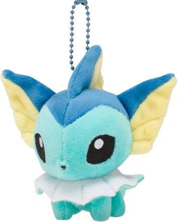 Pokémon Vaporeon Dolls Plush Mascot Key Chain - 12,0 cm (12 cm)