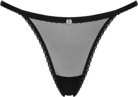 Obsessive Celia Noir String Xs/S