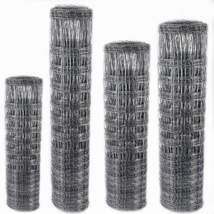 Produktbild Aquagart 50m Wildzaun Forstzaun Knotengeflecht Weidezaun Drahtzaun 80/6/15 Schwer