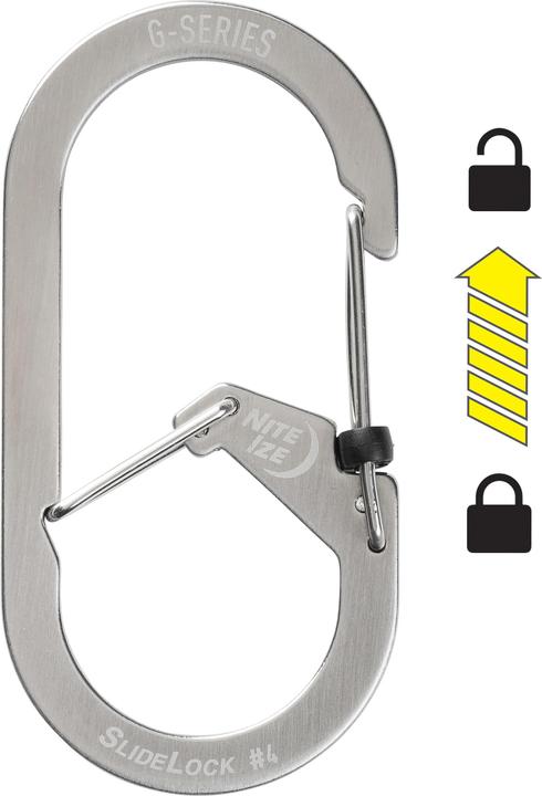 Nite Ize G-Series™ SlideLock® #3 Dual Chamber Carabiner