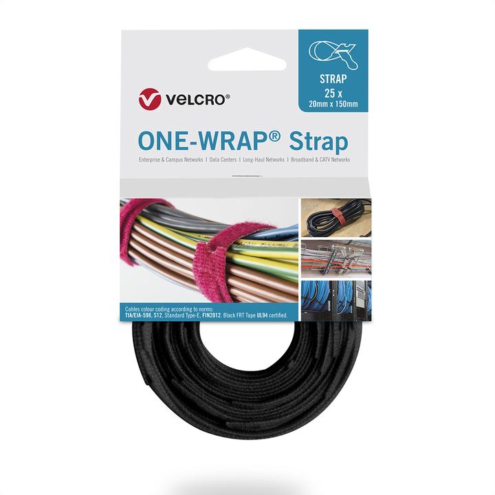 Produktbild Velcro brand Professional Markenkabelbinder (Kunststoffkabelbinder, 200 mm, 25 Stk.)