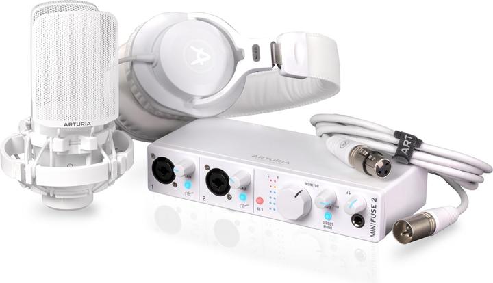 Actual product image Arturia MiniFuse Recording Pack White