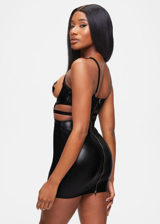 Image du produit Ann Summers Robe en Wetlook 'The Minx' - noir (M)