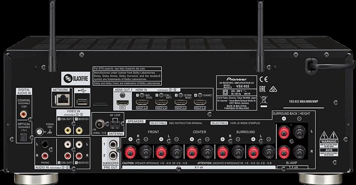 Image du produit Pioneer Vsx-932 (7.2 canaux, AM, FM)