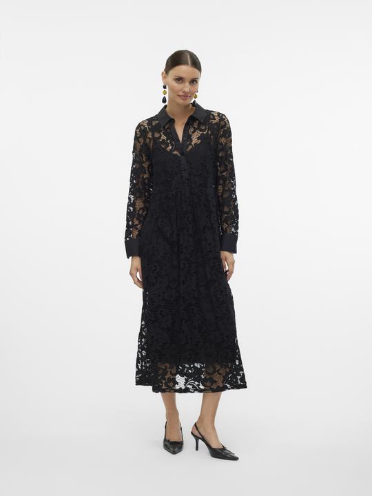 Actual product image Vero Moda VMOLISA Langes Kleid Kleid aus Spitze (XS)