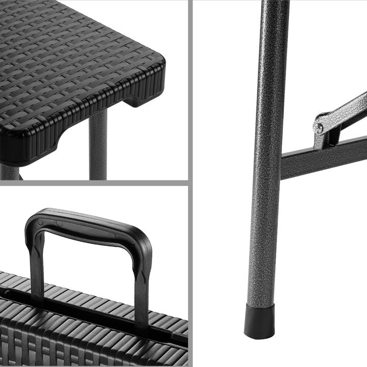 Image du produit Casaria Lot de 2 bancs pliants