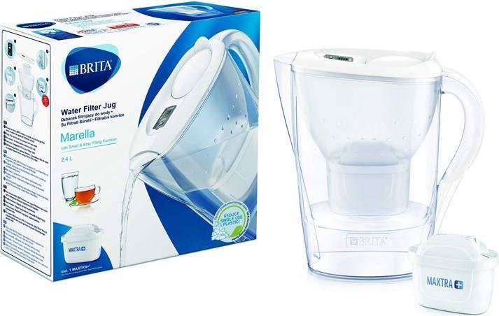 Image du produit Brita Water filtration jug Marella 2.4L, white with water filter MAXTRA + 1 pc. (2.40 l)