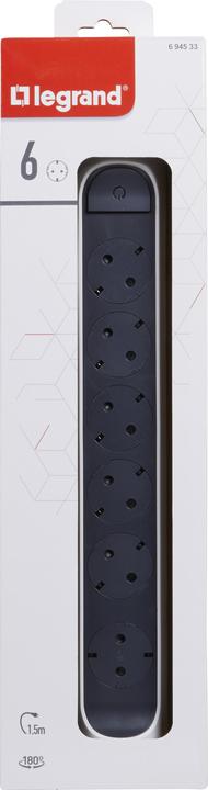 Produktbild Legrand Drehbare Steckdosenleiste, 6-fach Steckdose (6 x, CEE 16/3, 1.50 m)