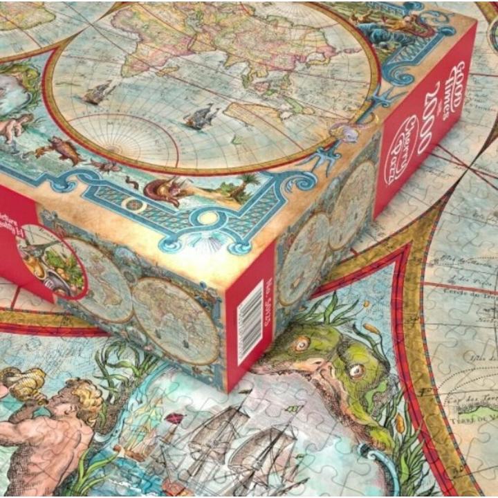 Produktbild Cherry Pazzi Puzzle 2000 Teile - Grosse Entdeckungen Weltkarte (2000 Teile)