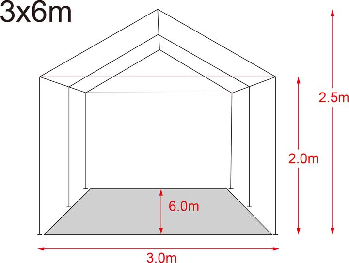 Image du produit Casaria Rimini (600 cm, 300 cm)