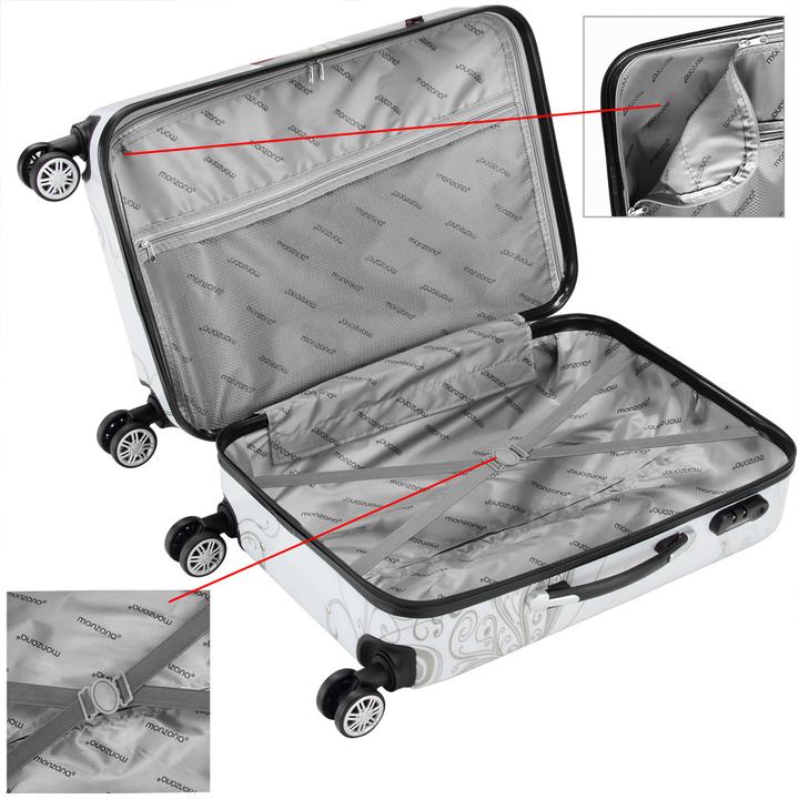 Actual product image Monzana Valigia rigida (98 l, M (50 - 90l), L (90 - 115l), XL (from 140l))