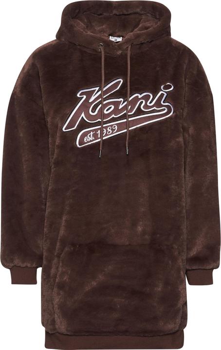 Karl Kani KW234-039-2 KK Varsity Vegan Fur Hoodie Dress - 120159 (XS)