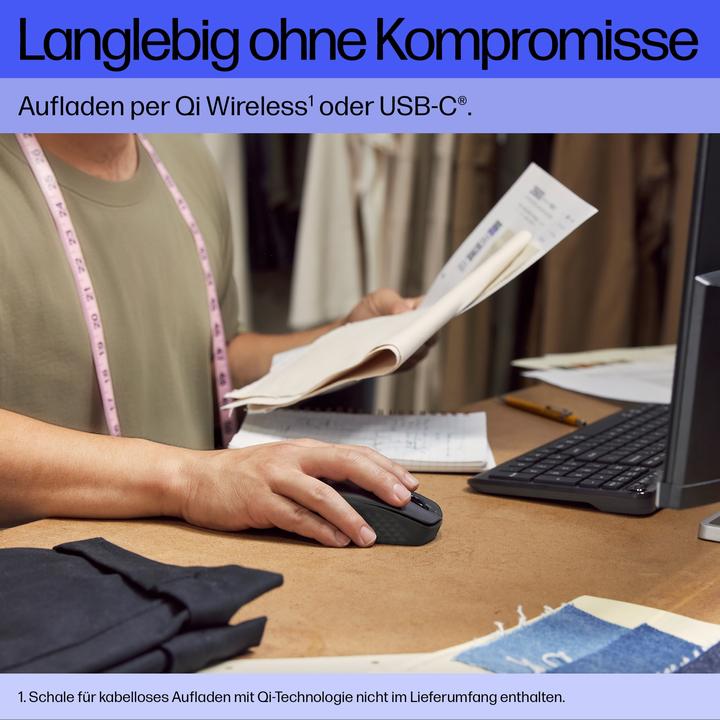 Produktbild HP 690 Rechargeable Wireless Mouse (P) (Kabellos)