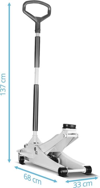 Produktbild Stahlwerk Wagenheber WHW-73 ST mit 3 t Tragkraft Gummirollen 73-500mm Hubbereich