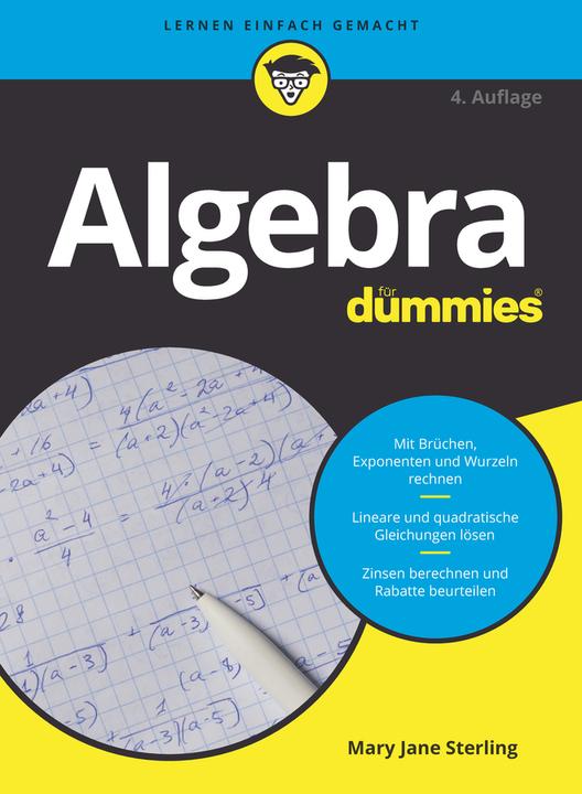Produktbild Algebra für Dummies (Deutsch, Mary Jane Sterling, 2023)