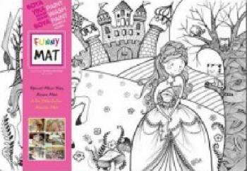 Actual product image Funny Mat Reusable Painting Mat THE PRINCE AND THE PRINCESS (48 x 33.5 cm)
